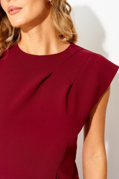 Платье Laikony L-993 бургунди - фото 4