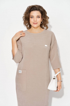 Платье Liliana 1485 капучино - фото 5