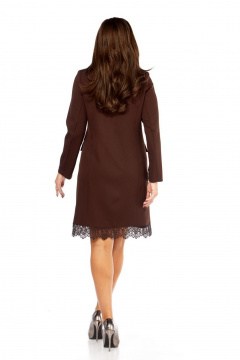 Платье Милора-стиль 1413 шоколад - фото 5