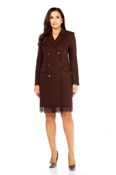 Платье Милора-стиль 1413 шоколад - фото 1