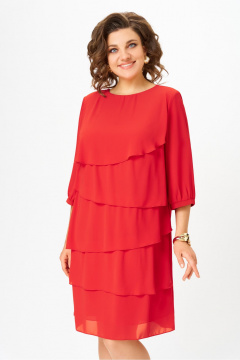 Платье DaLi 4627 красное - фото 2