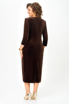 Платье DaLi 7062 шоколад - фото 2