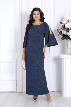 Платье Ninele 6083 светло-синий - фото 4