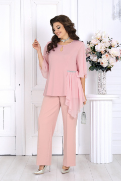 Блуза, брюки Ninele 7512 розовый - фото 1