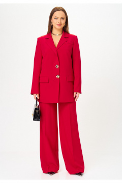 Брюки, жакет Твой имидж 2303 красный - фото 1