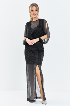 Платье Euromoda 665 черный - фото 1