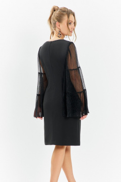 Платье Euromoda 675 черный - фото 3