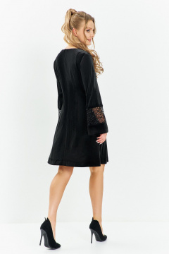 Платье Euromoda 680 черный - фото 3