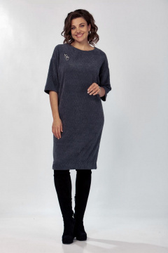 Платье Verita 2424 серый - фото 1