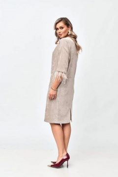 Платье Verita 2429 молочный - фото 4