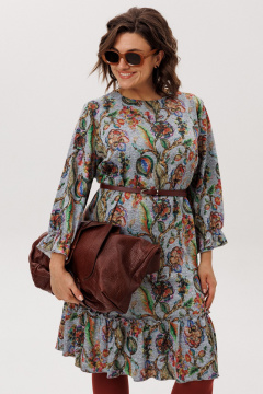 Платье Anelli 1775 экзотический_серый - фото 4