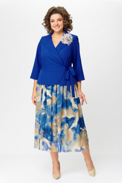 Платье Bonna Image 922/3 васильковый - фото 3