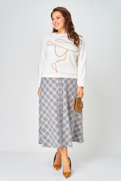 Джемпер, юбка Danaida 2188 клетка - фото 4