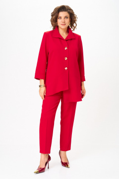 Брюки, туника Vilena 1110 красный - фото 1