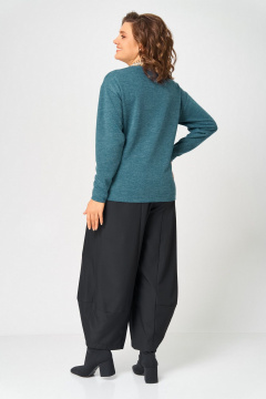 Джемпер Bliss 4234 изумрудный - фото 4
