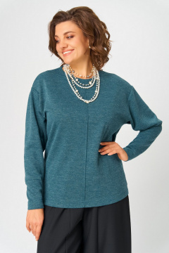 Джемпер Bliss 4234 изумрудный - фото 3