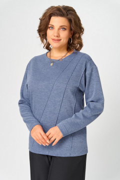 Джемпер Bliss 4235 стальной_синий - фото 5