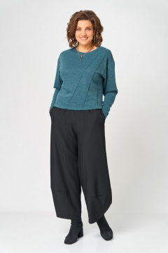 Джемпер Bliss 4235 изумрудный - фото 2