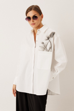 Блуза KOKOdea 20002 молочный - фото 1