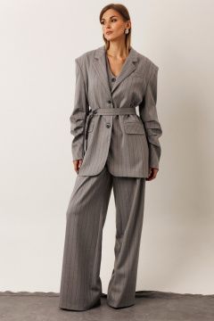 Брюки, жакет KOKOdea 30005 серый - фото 1
