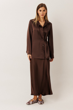 Юбка KOKOdea 40002.1 шоколад - фото 1