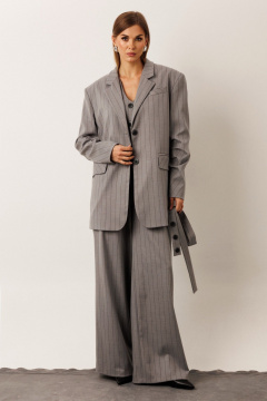 Брюки KOKOdea 50006.2 серый - фото 3