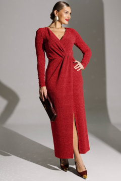 Платье Мода Юрс 25-2879 красный - фото 1