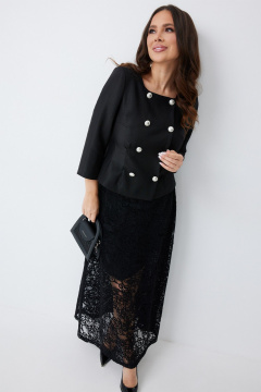 Жакет, юбка Магия моды 2653 черный - фото 4