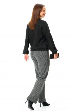 Брюки, джемпер T&N 7714 черный_полоска - фото 5