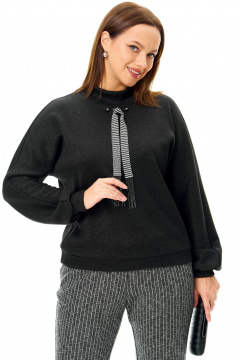 Брюки, джемпер T&N 7714 черный_полоска - фото 3