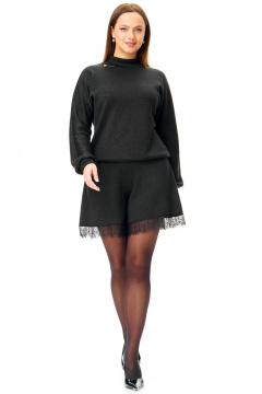 Джемпер, шорты T&N 7717 черный - фото 1