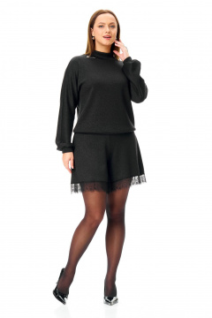 Джемпер, шорты T&N 7717 черный - фото 2