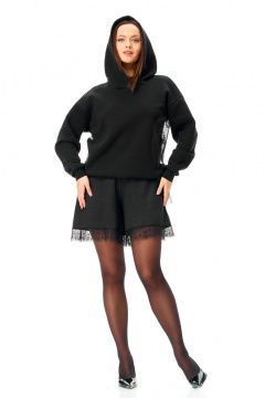 Худи, шорты T&N 7718 черный - фото 2