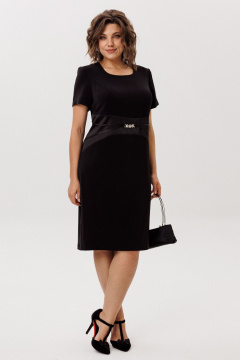 Платье Anelli 1761 черный_лебедь - фото 3