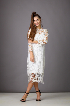 Жакет, платье Rosheli 842/3 молочный - фото 2