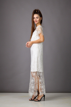 Платье Rosheli 843/2 молочный - фото 4