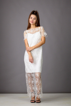 Платье Rosheli 843/2 молочный - фото 1