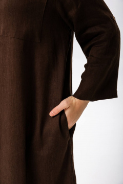 Платье SHLOMO 4-1 коричневый - фото 2