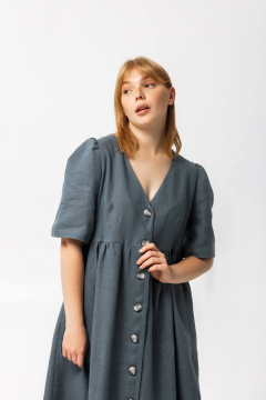 Платье SHLOMO 4-32 шиферно-серый - фото 2