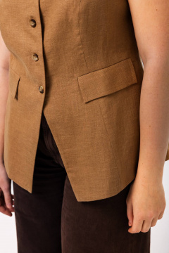 Жилет SHLOMO 6-2 капучино - фото 2