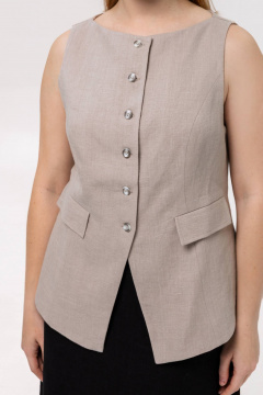Жилет SHLOMO 6-2 светло-серый - фото 3