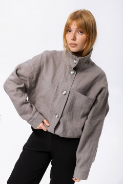 Куртка SHLOMO 9-4 серый - фото 1