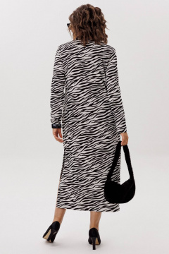 Платье Anelli 1755 черно-белое_кино - фото 5