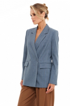 Жакет Prestige 5549/1 серо-синий - фото 3