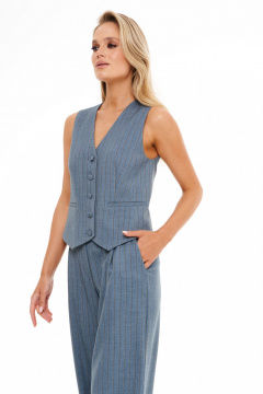 Жилет Prestige 5549/3 серо-синий - фото 1