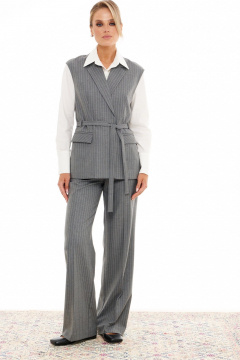 Брюки, жилет Prestige 5564 серый - фото 1