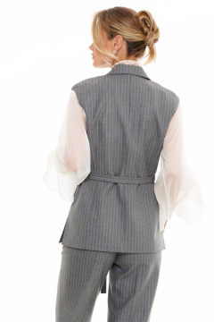 Брюки, жилет Prestige 5564 серый - фото 2