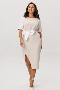 Платье Mubliz 296 экрю - фото 5