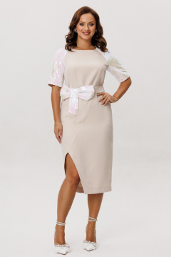 Платье Mubliz 296 экрю - фото 2
