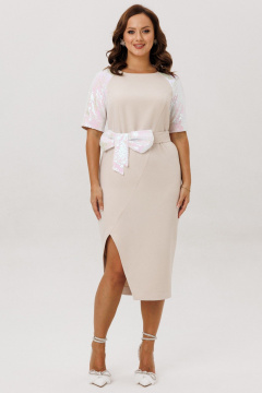 Платье Mubliz 296 экрю - фото 1